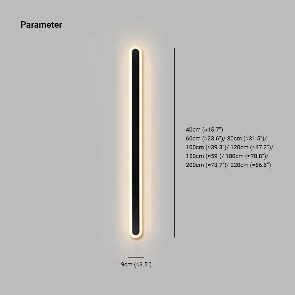 Außenwandleuchte Modern Schwarz Wasserdichte Lampe