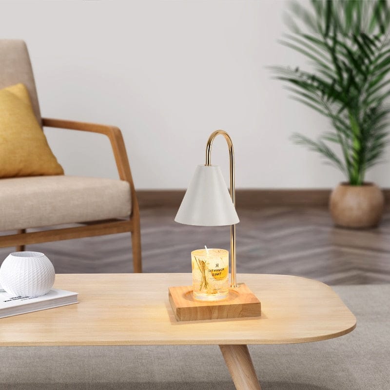 Tischlampe schmelzende Kerzen