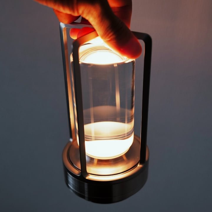 CrystalGlow – Elegante dimmbare Tischlampe mit Kristallambiente