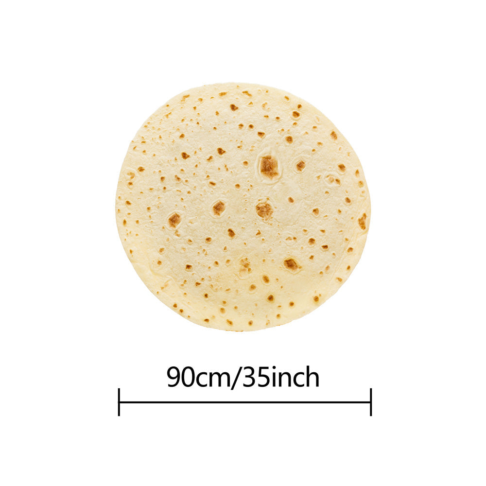 Tortilla Decke - Realistische Pepperoni Pizza Decke, Weiche und Bequeme Flanell Decke, Personalisierte Geschenk