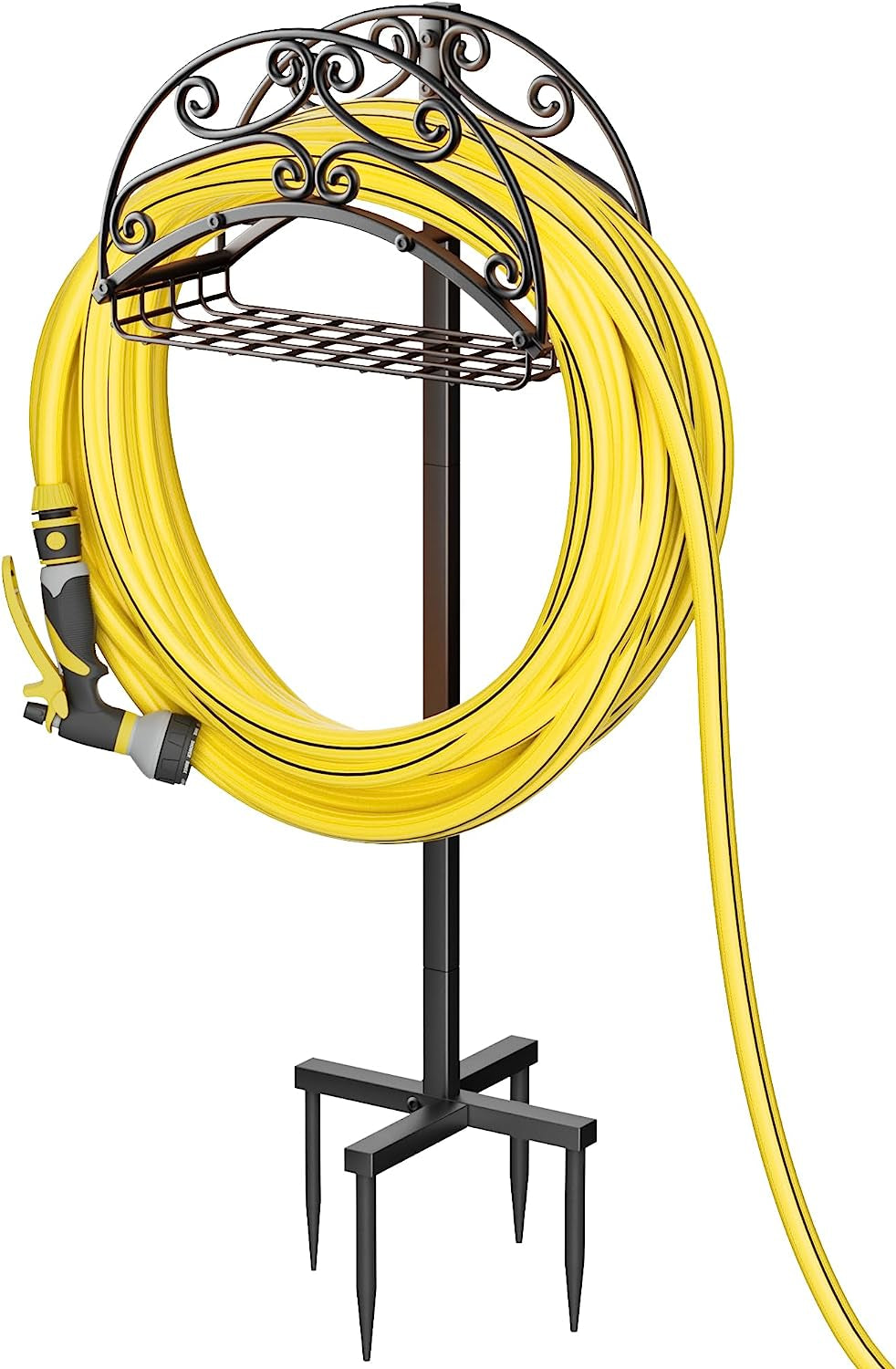 Garten-Schlauchhalter, Schwerlast-Metall-Wasserschlauchhalter