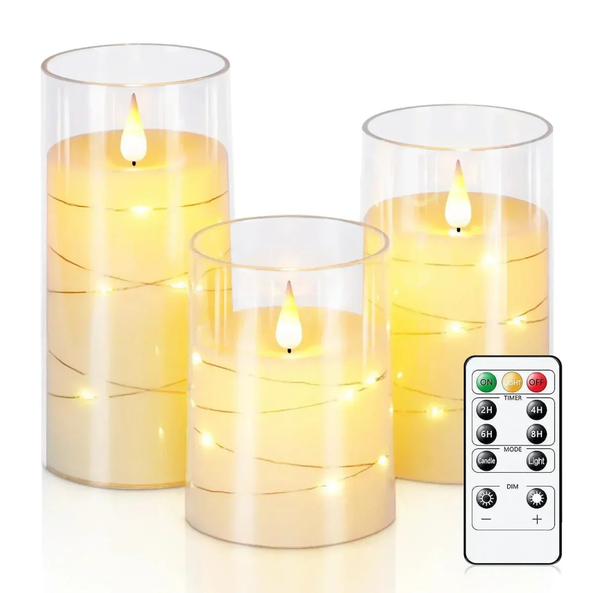 LED Teelichter Realistischer Effekt Flammenlos für Zuhause und Bürodekoration