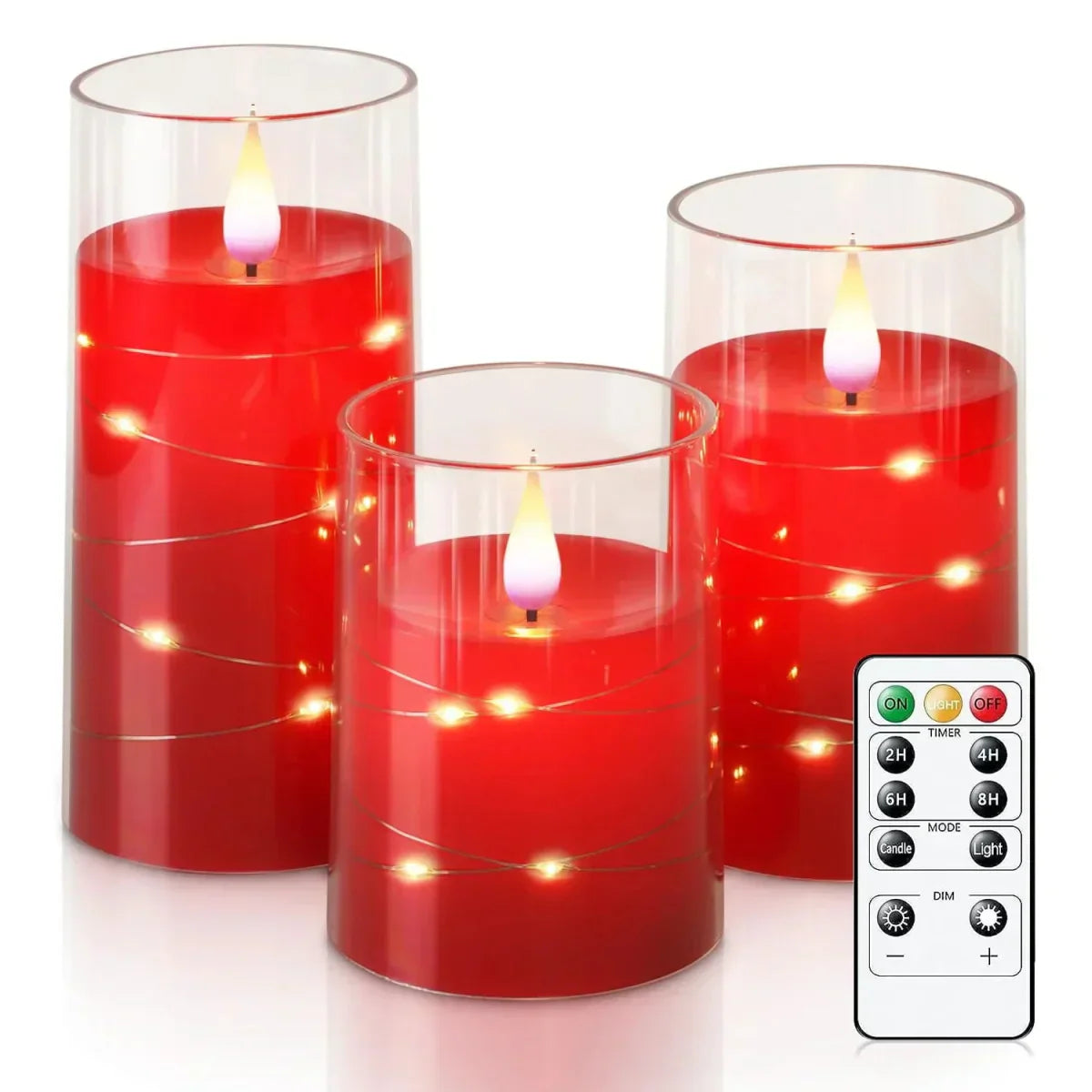 LED Teelichter Realistischer Effekt Flammenlos für Zuhause und Bürodekoration
