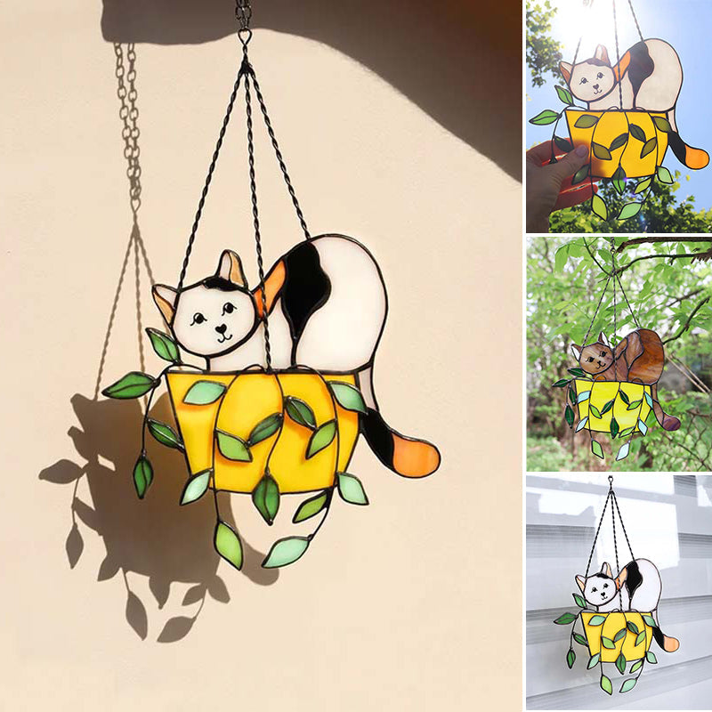 Garduru „Katze im Blumentopf