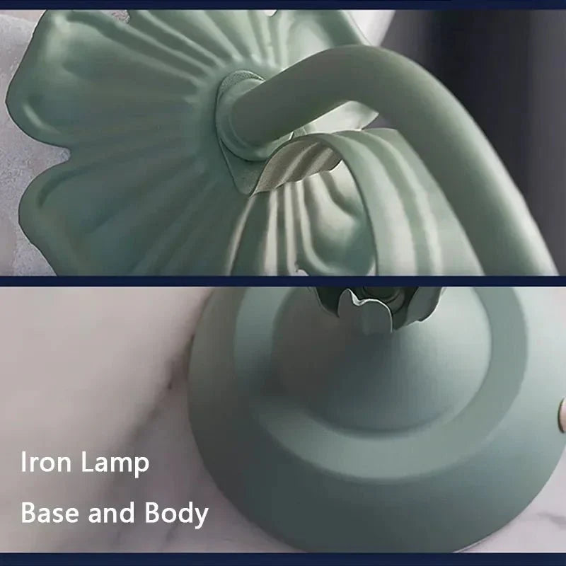 Französische Retro Stil Blume Schreibtischlampe