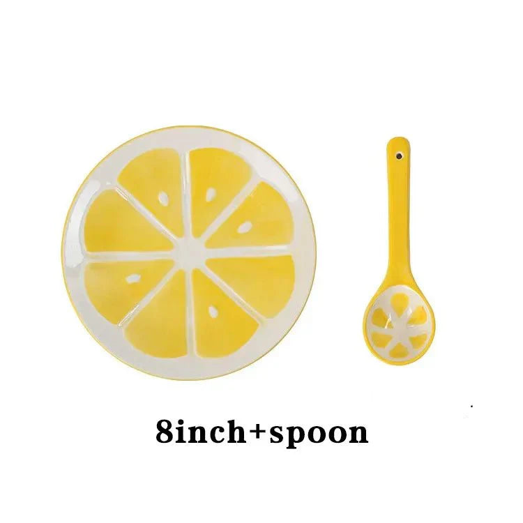 Passende Fruchtdesign-Tasse & Untertasse
