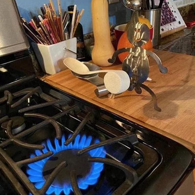 Royallure Lustige Edelstahl Grillgabeln mit kreativen Formen für Lagerfeuer-Spaß