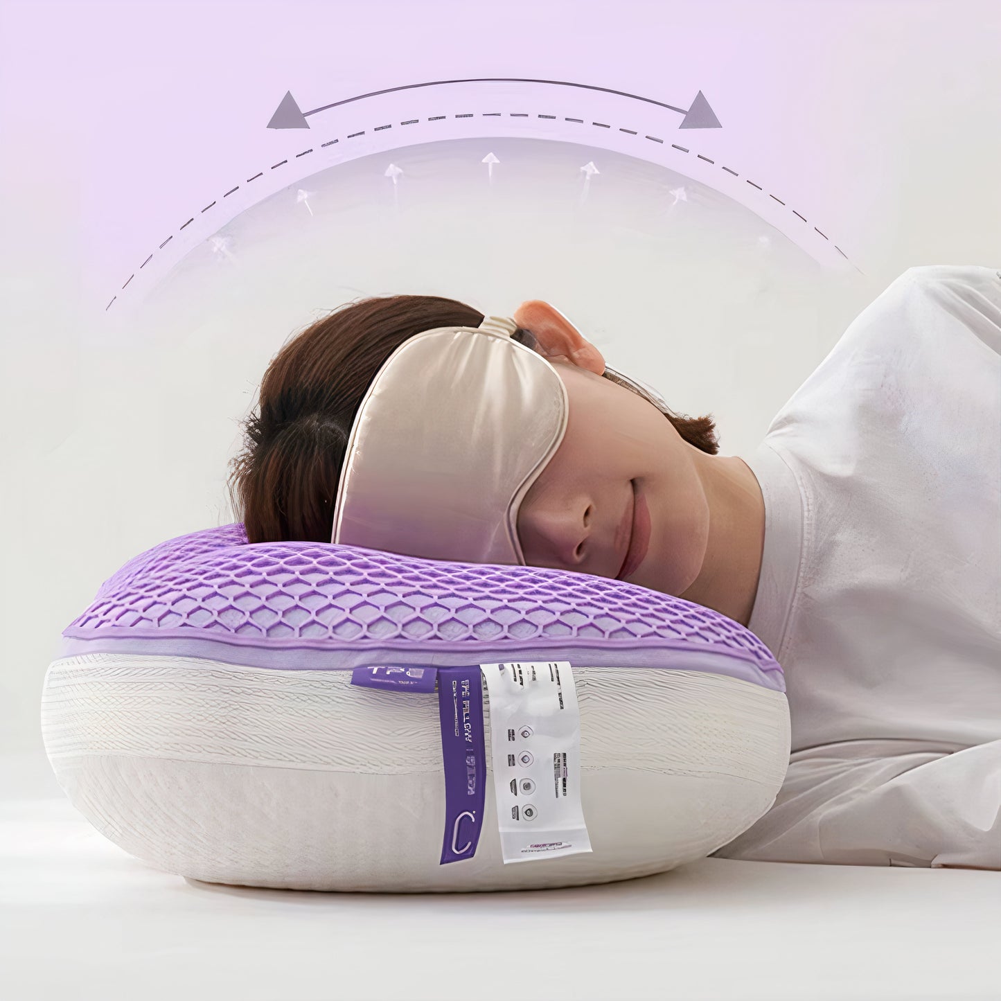 ThermaComfort – Hybrides Honigwaben-Gelkissen mit ergonomischer Nacken- und Schulternunterstützung für optimalen Schlafkomfort