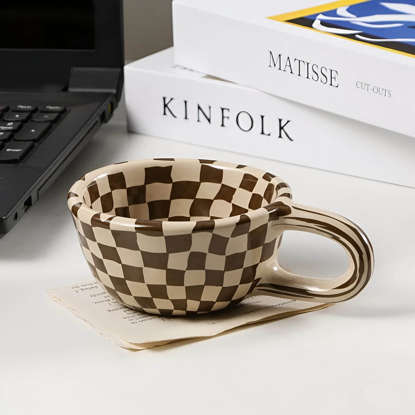 Geometrische Keramische Kaffeetasse