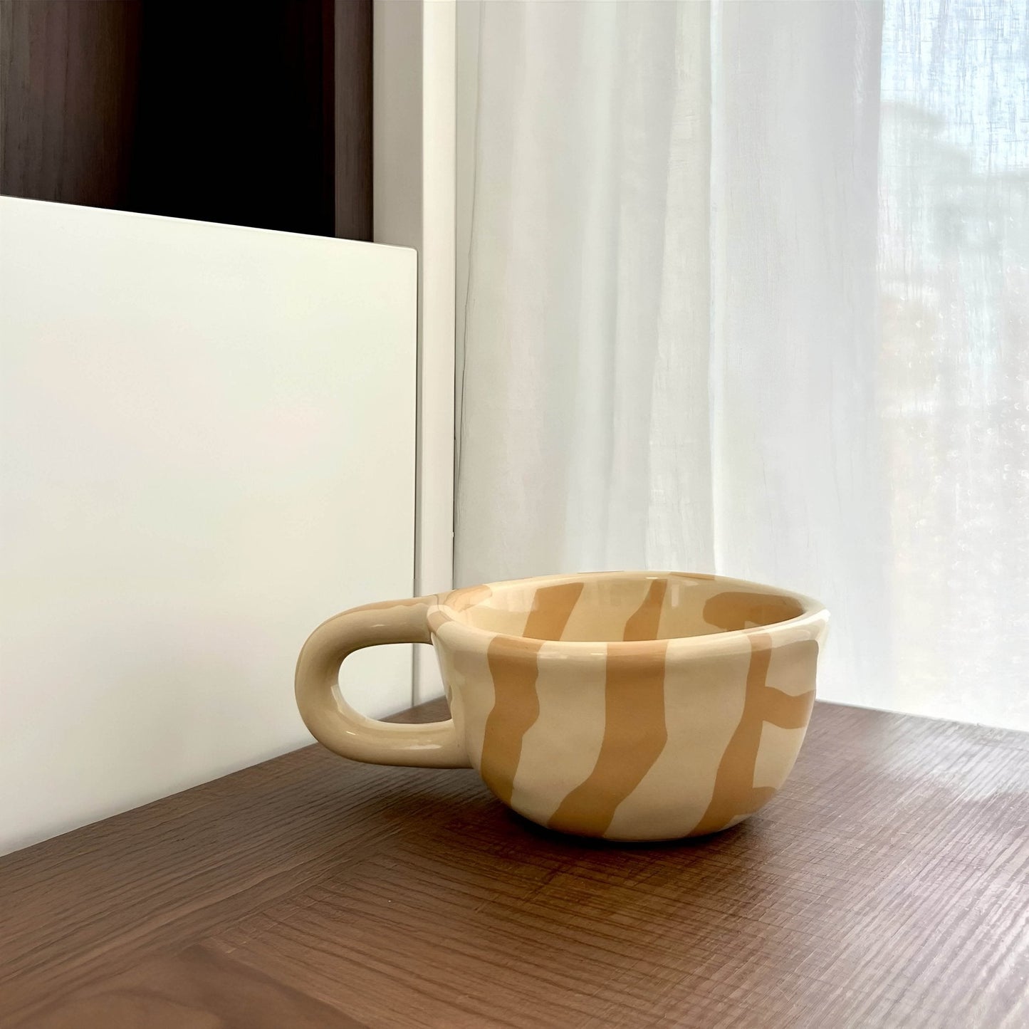 Geometrische Keramische Kaffeetasse