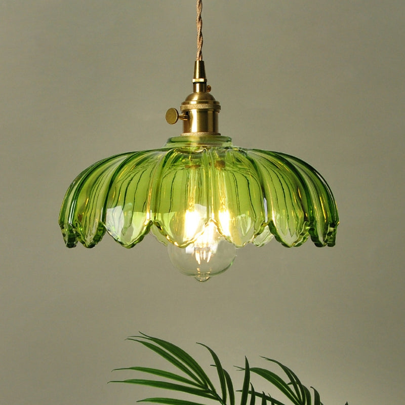 Garduru BLUME Hängeleuchte – Gläserne Deckenlampe