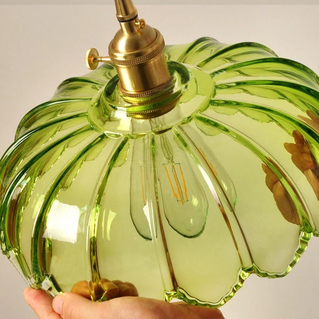 Garduru BLUME Hängeleuchte – Gläserne Deckenlampe