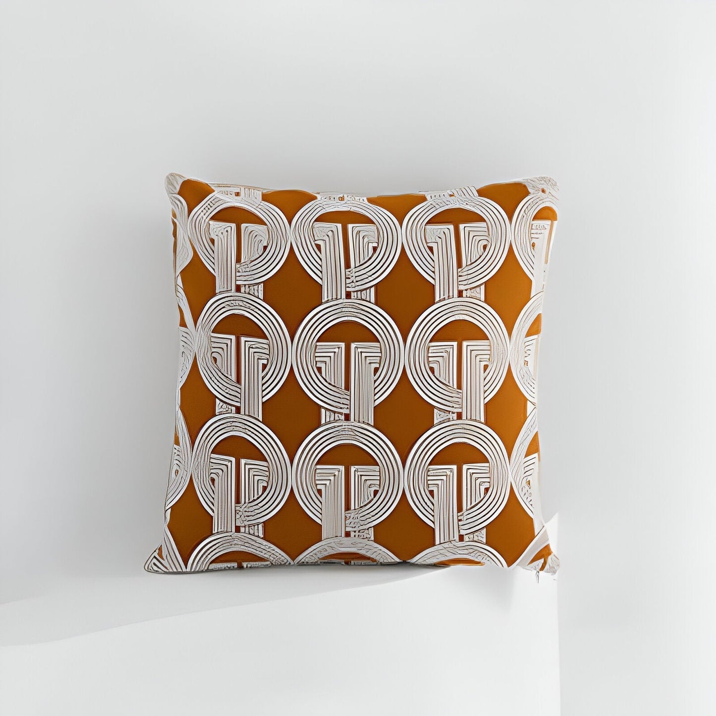 Gold Geometrisches Design Kissenbezug