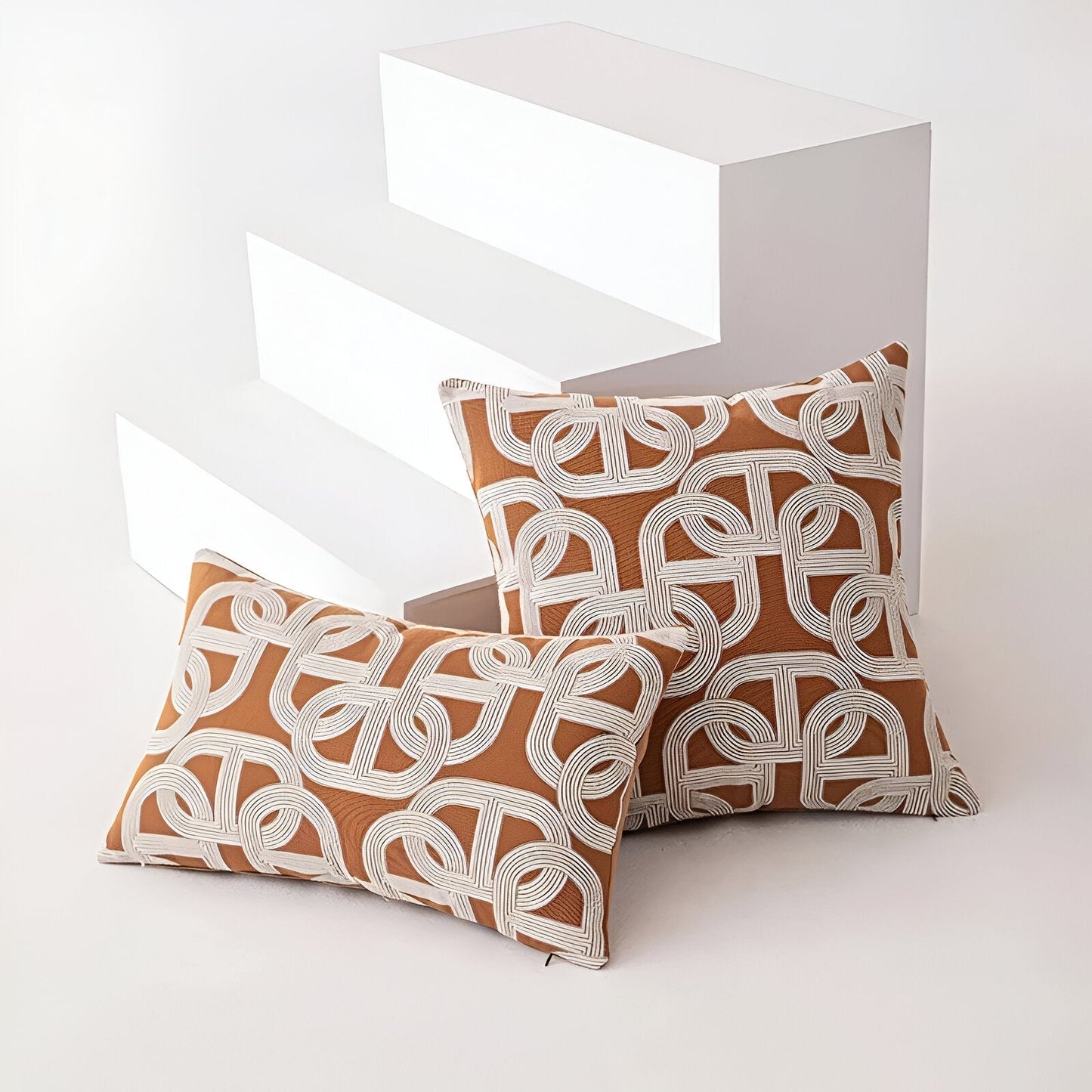 Gold Geometrisches Design Kissenbezug