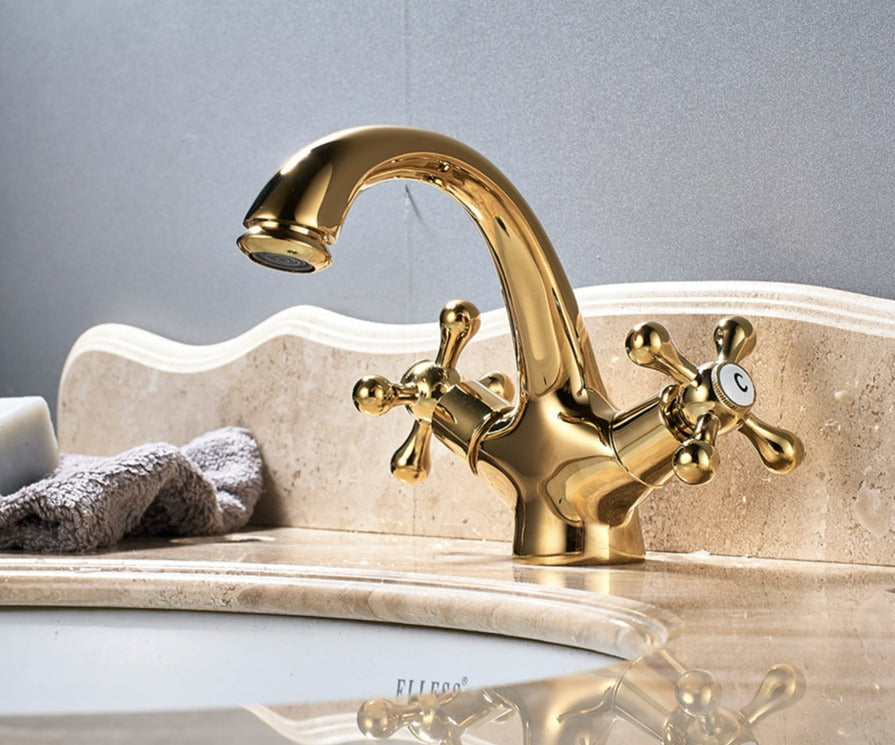 Vintage Badezimmer-Armatur – Klassisch & Elegant