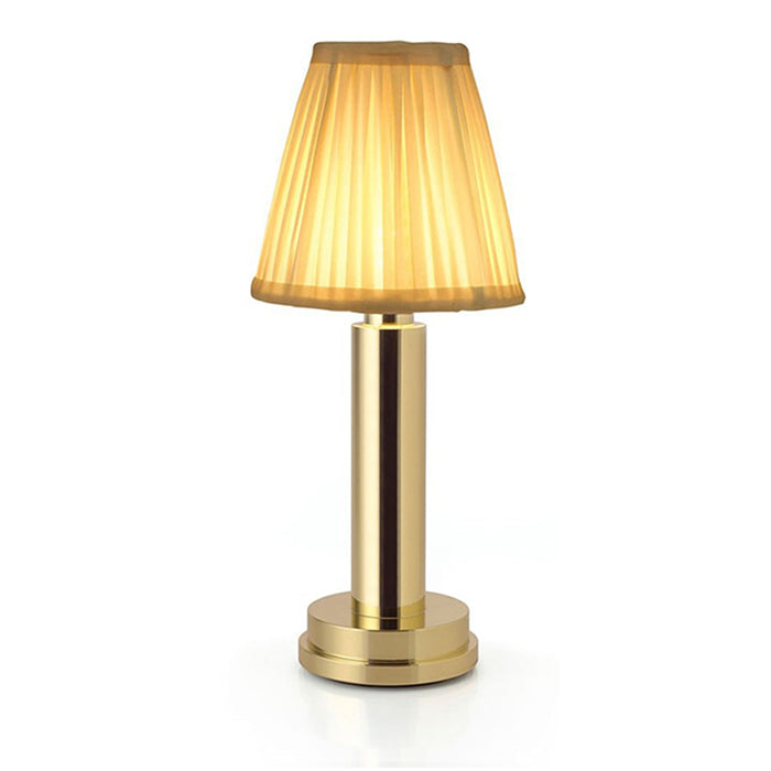 LumeFab – Elegante Tischlampe mit Stofflampenschirm und dimmbarer Atmosphäre
