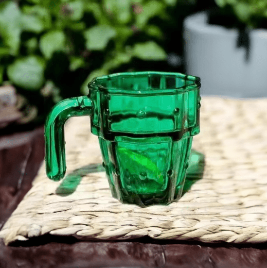 Grüner Kaktus Transparenter stapelbarer Kaffeebecher