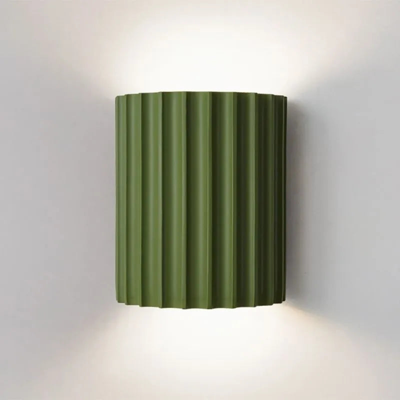Moderne Design Wandleuchte – Lampenschirm in Falten