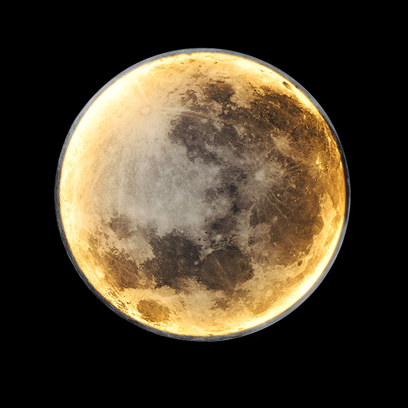 Wandlampe LED Mond mit App-Steuerung - 3 Farbmodi und Dimmfunktion