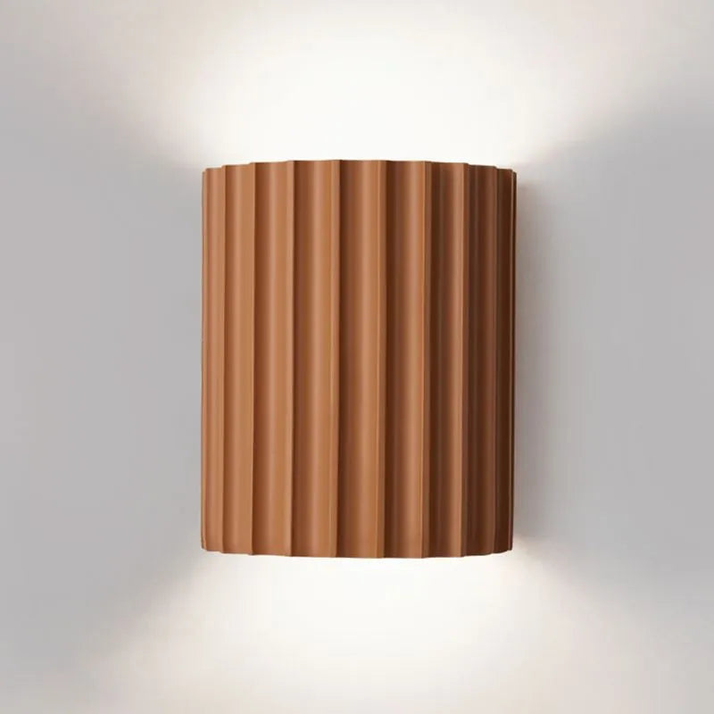 Moderne Design Wandleuchte – Lampenschirm in Falten