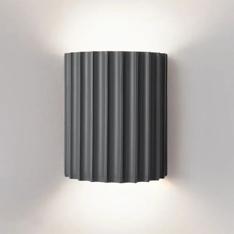 Moderne Design Wandleuchte – Lampenschirm in Falten