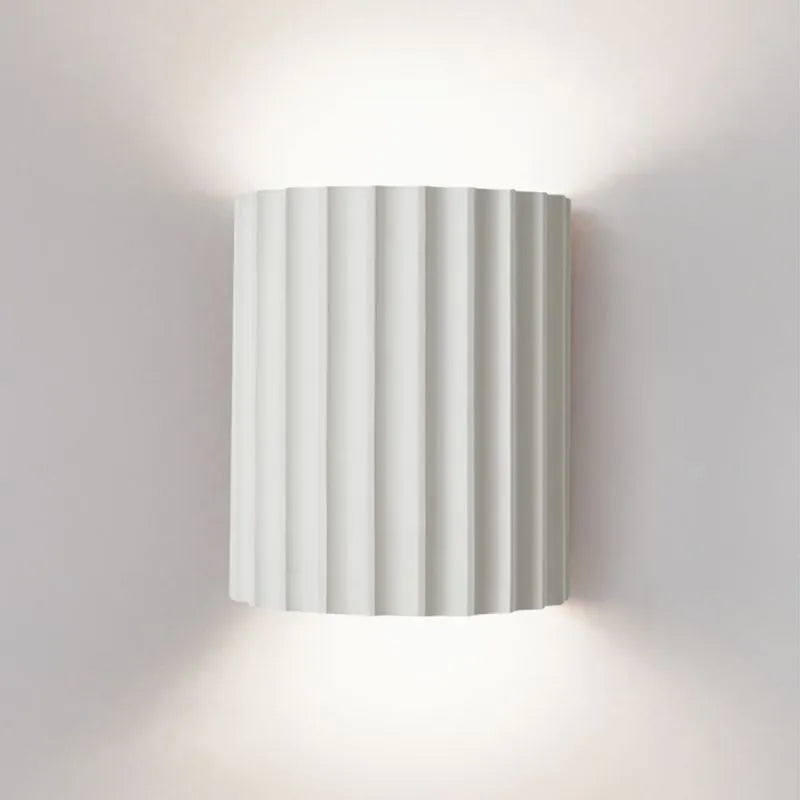 Moderne Design Wandleuchte – Lampenschirm in Falten
