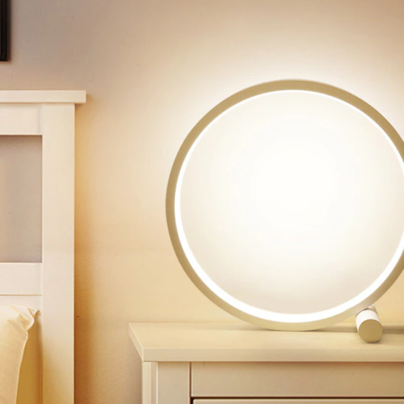 Royaleva Halo Nachttischlampe - Einzigartiges Halo-Ring-Design