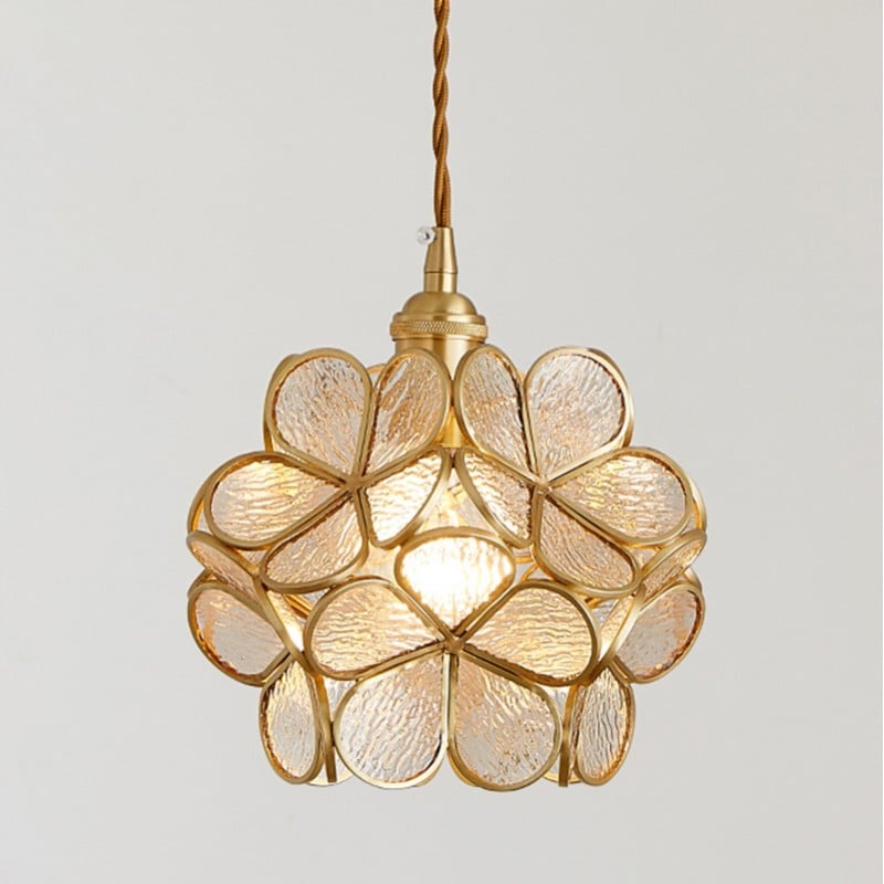 Blumen Pendant Lampe für elegante Wohnkultur | Stilvolle Beleuchtung für das Büro