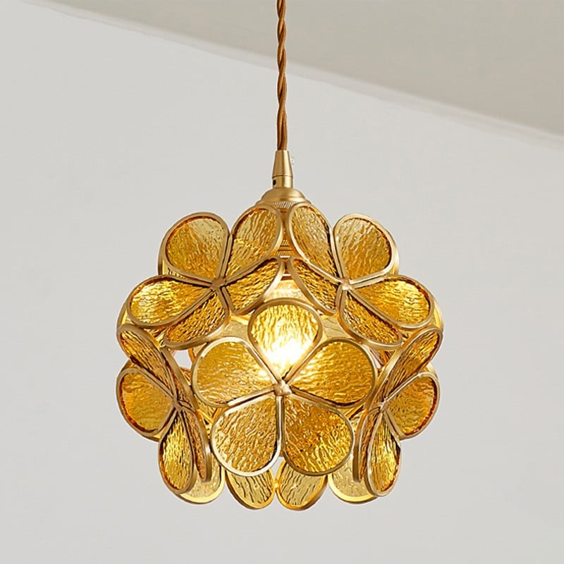 Blumen Pendant Lampe für elegante Wohnkultur | Stilvolle Beleuchtung für das Büro