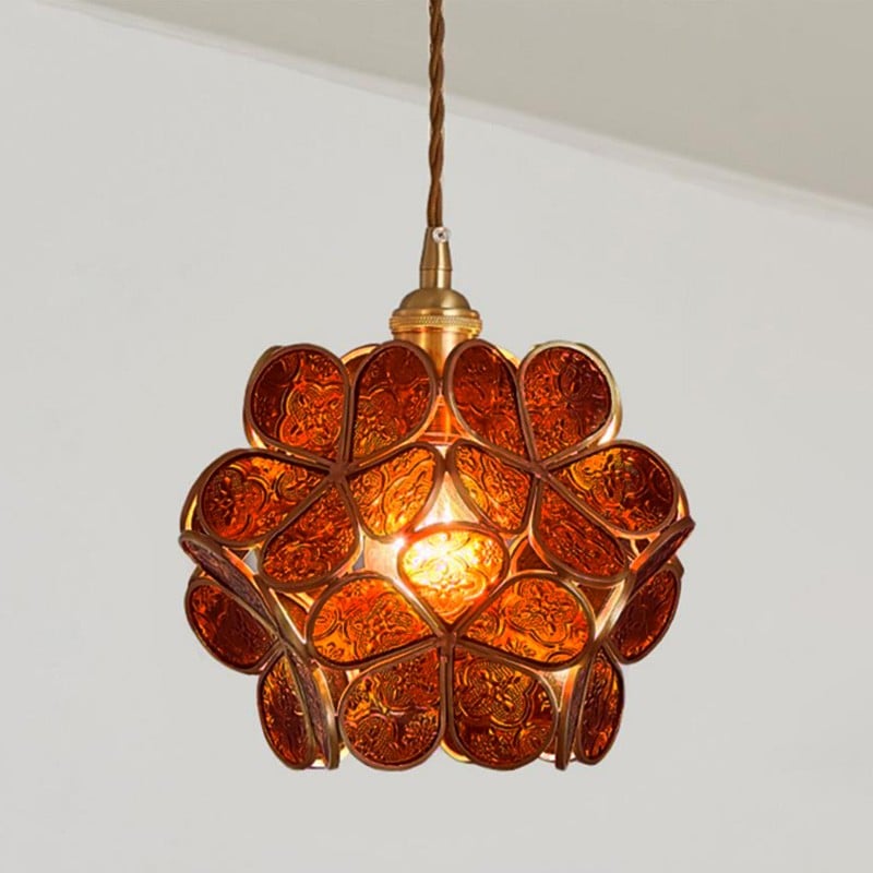 Blumen Pendant Lampe für elegante Wohnkultur | Stilvolle Beleuchtung für das Büro