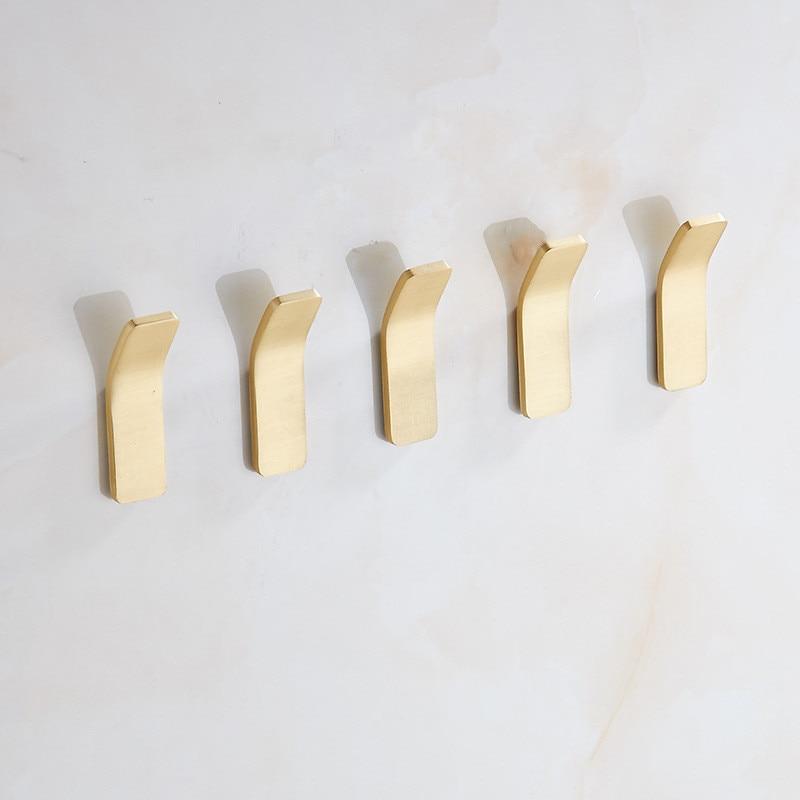 Gardudu Wandhaken aus Messing und Gold