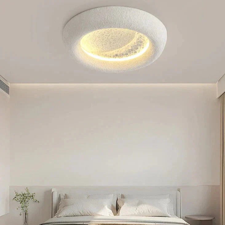 Moderne Luxus Zirkular Wandlampe aus Harz - Elegante Beleuchtung für Hotel und Salon