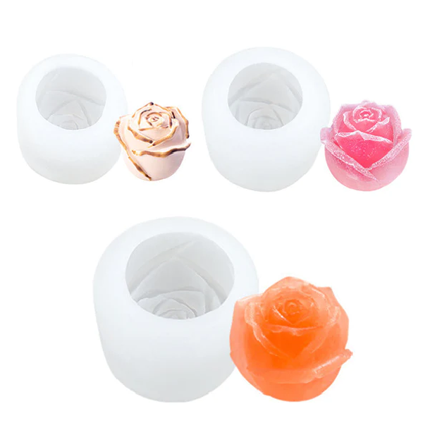 3D Rosenförmige Eiswürfelschale