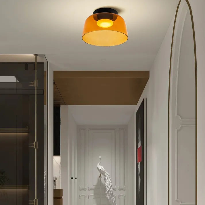Garduru – Vintage-Inspirierte Glas-Deckenlampe für eine kühne, mittelalterliche Atmosphäre