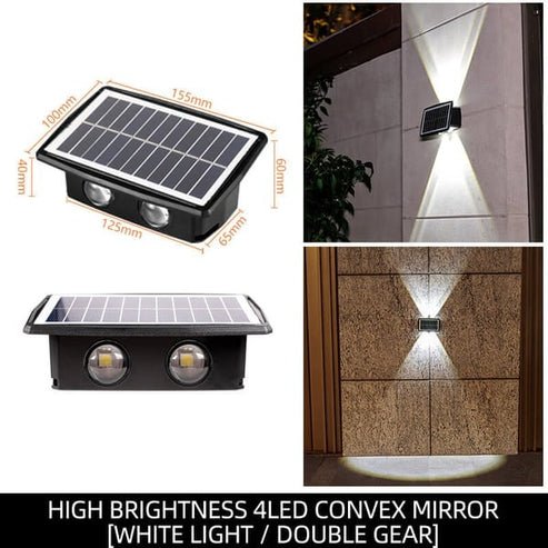 Garduru GRATIS I BeamBox - solarbetriebene LED-Wandleuchte