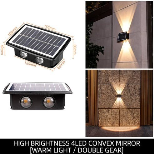 Garduru GRATIS I BeamBox - solarbetriebene LED-Wandleuchte