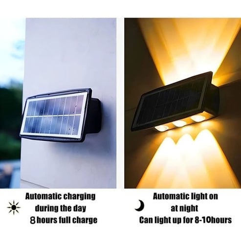 Garduru GRATIS I BeamBox - solarbetriebene LED-Wandleuchte