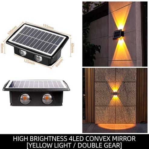 Garduru GRATIS I BeamBox - solarbetriebene LED-Wandleuchte