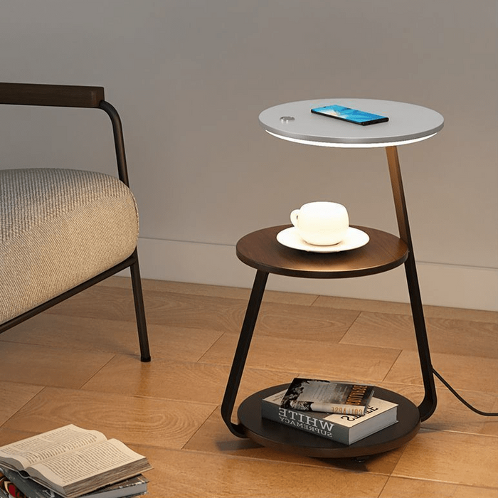 LumiTable™ – Beheizte Beistelltisch mit stilvoller LED-Beleuchtung