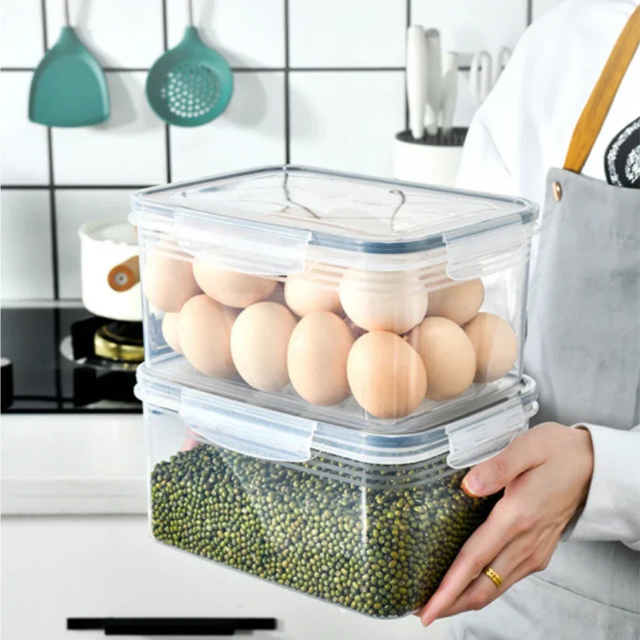 Royallure FreshBox Ultimate Kühlschrank Organizer – Frisches Obst & Platzoptimierung