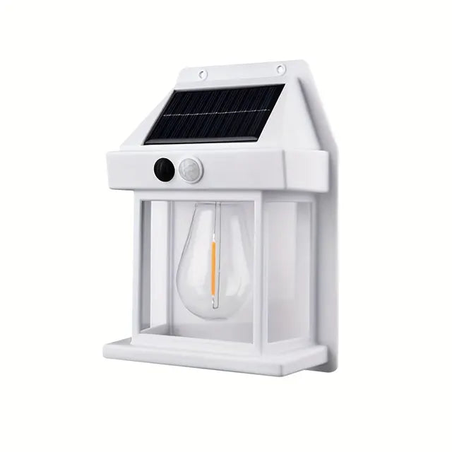 RoyaleGlow Dimmbares Solar-Wandleuchte: Elegante Außenbeleuchtungslösung