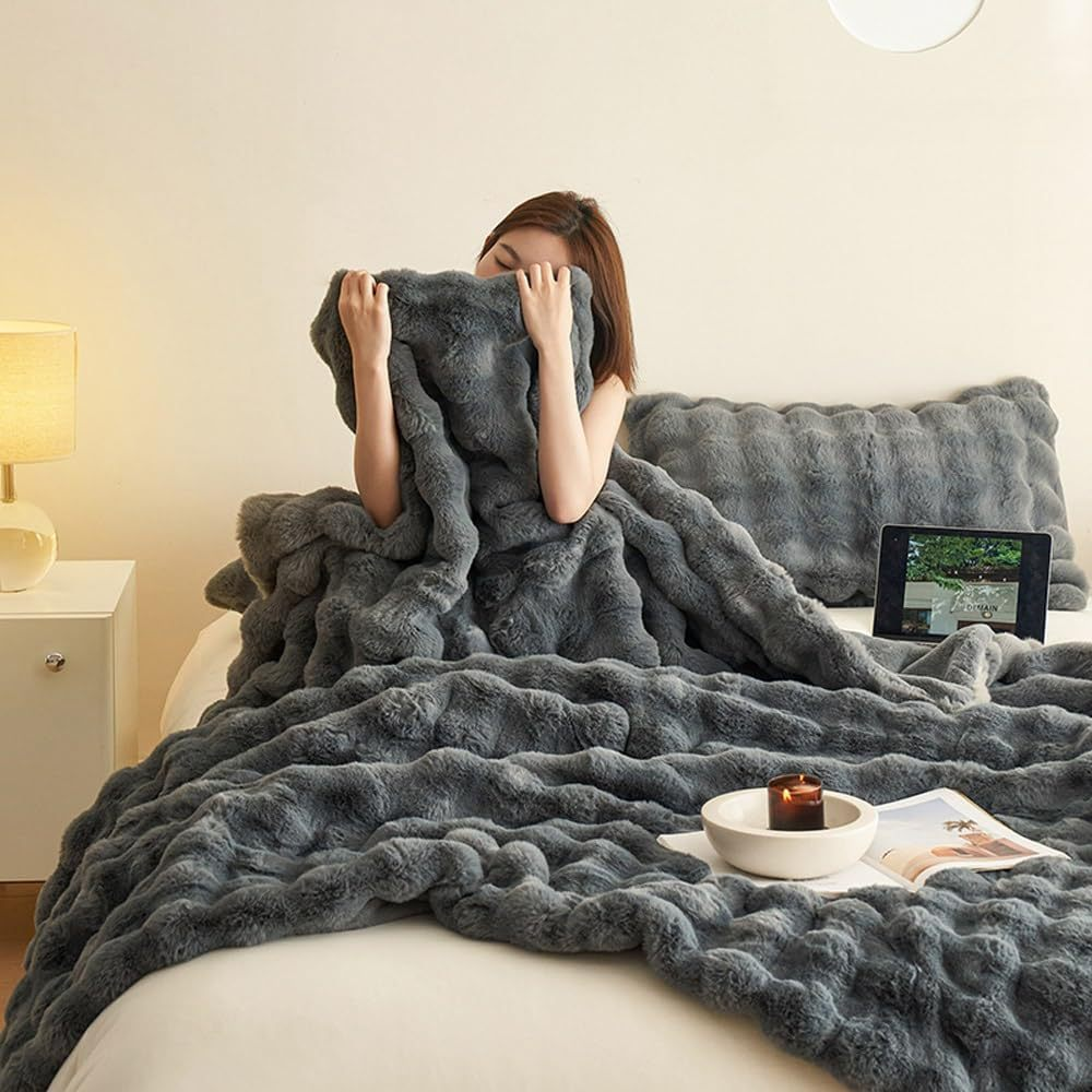 Decke Weich Fleece Warm Wendewurf