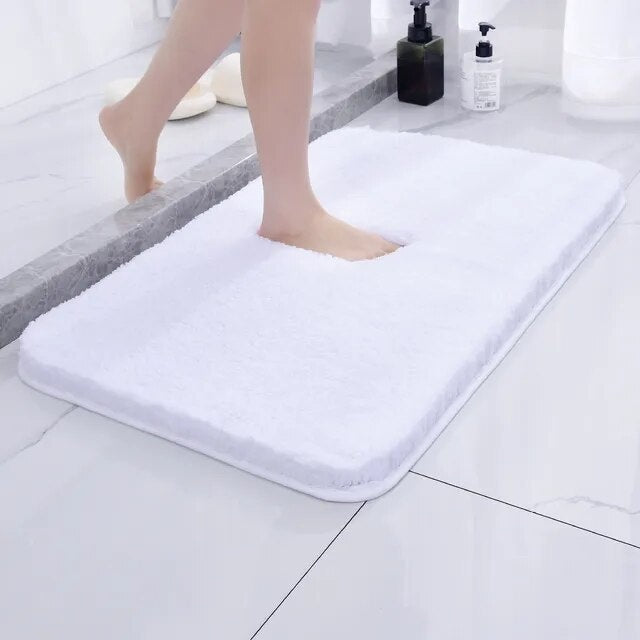 Ultra-weiche Badematte rutschfest – schnell trocknendes Mikrofaser 50 x 80 cm für luxuriösen Komfort und Sicherheit im Badezimmer