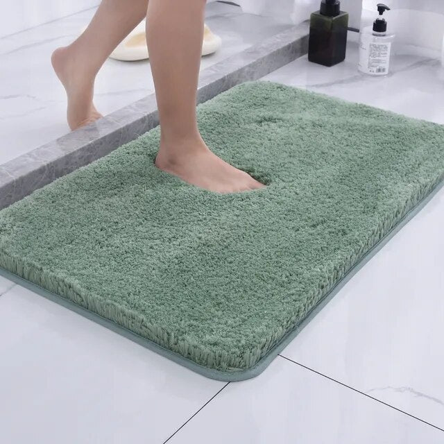 Ultra-weiche Badematte rutschfest – schnell trocknendes Mikrofaser 50 x 80 cm für luxuriösen Komfort und Sicherheit im Badezimmer