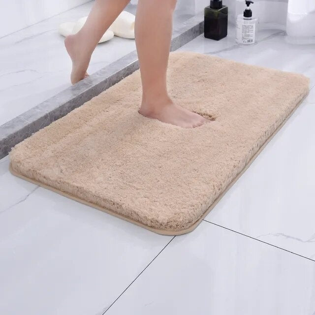 Ultra-weiche Badematte rutschfest – schnell trocknendes Mikrofaser 50 x 80 cm für luxuriösen Komfort und Sicherheit im Badezimmer