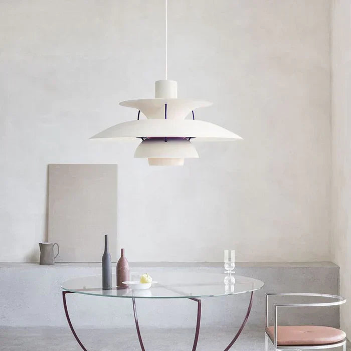 LED Hängeleuchte Morandi – Modernes Design aus farbigem Metall