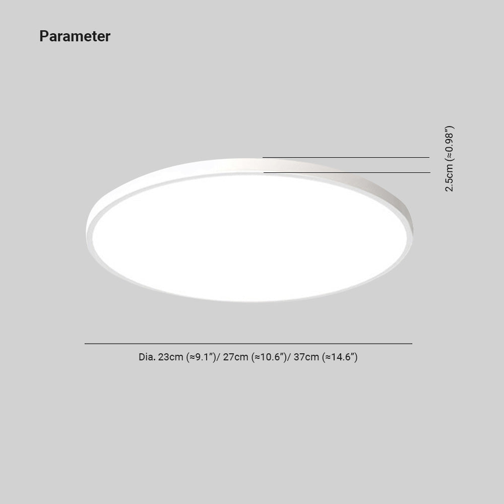 Deckenleuchte Moderne LED Runde Metallleuchte