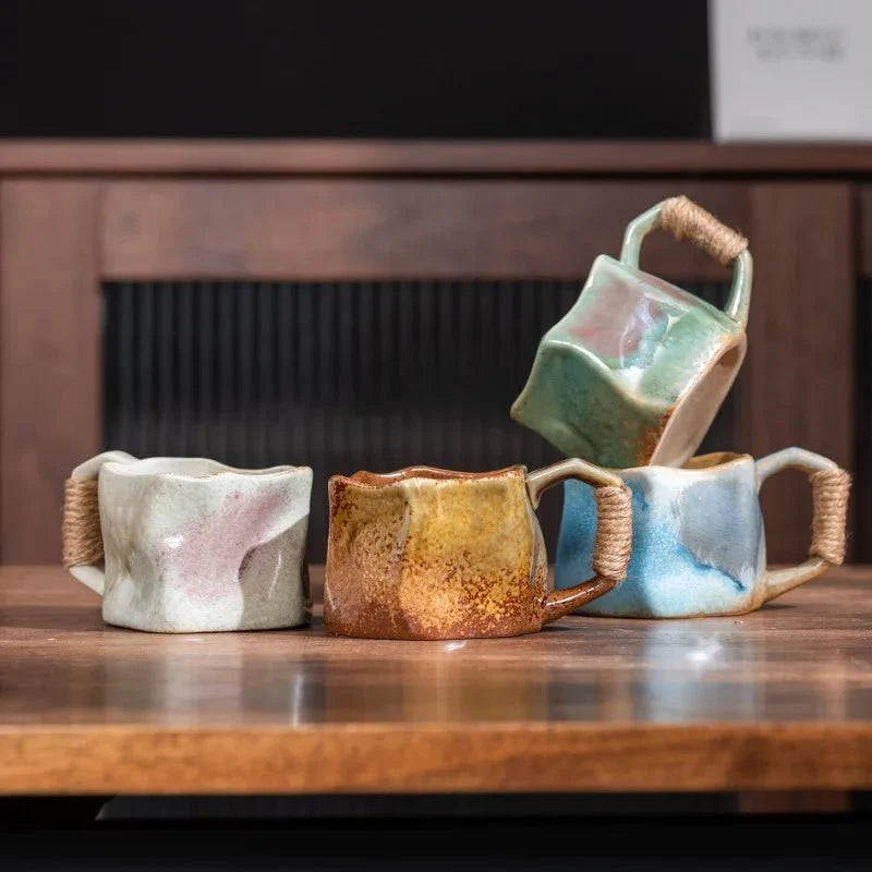 Japanischer Stil Unregelmäßige Kaffeetasse