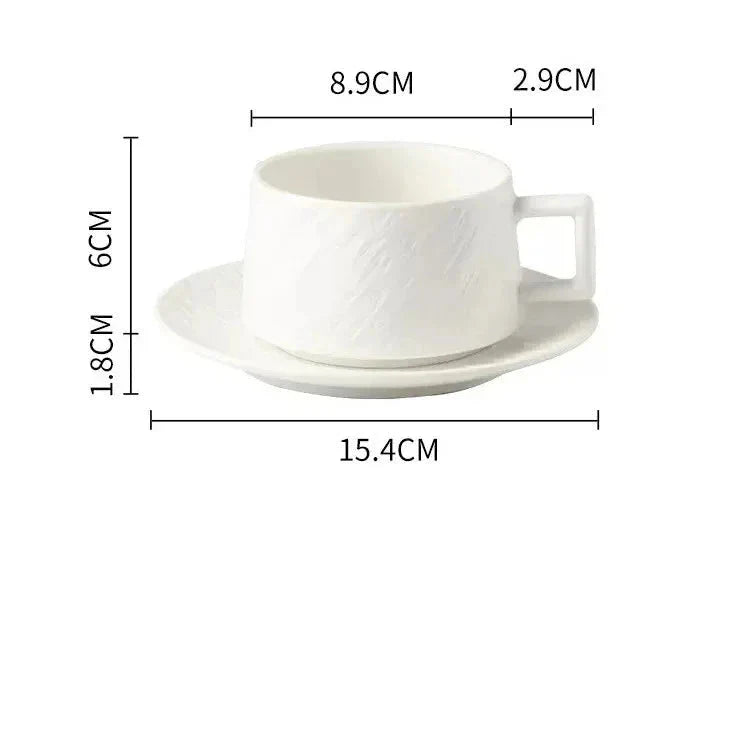 Japanischer Stil Rock Sand Keramik Kaffee Tassen Set