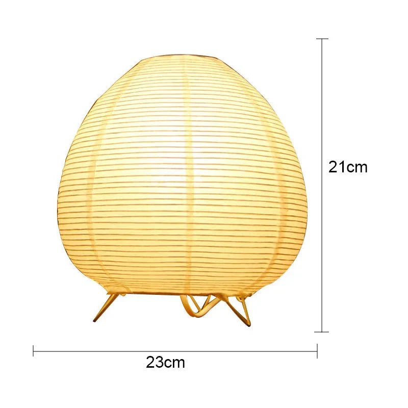 ZenGlow – Elegante Tischlampe im Wabi Sabi Stil für ein entspannendes Interieur